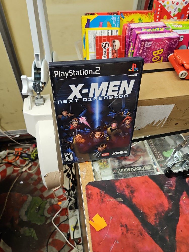 X-men Next Dimension (PlayStation 2 PS2 2002) Complete w/ Manual & Reg Card