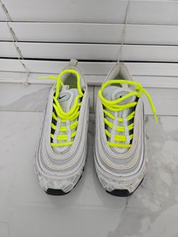 Nike Air Max 97 White Neon Yellow Sneakers