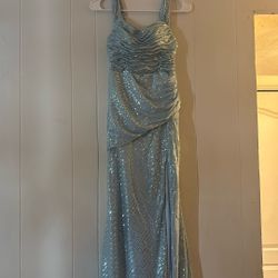 Sequence Long Light Blur Dress