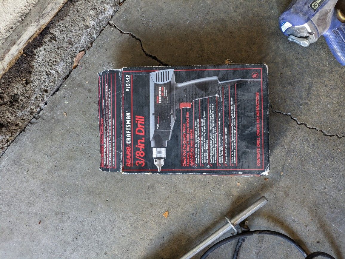 Sears Craftsman 3/8" Drill