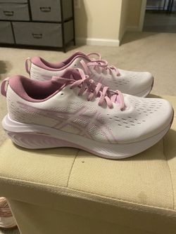 ASICS Women's Running Sneakers White Pink