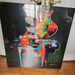 Infamous P. Roberts Grand Piano Art