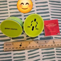 Universal Travel Compact Vacation Adapter w USB Port International Power Adapter Outlets Flight Cruise Hotel