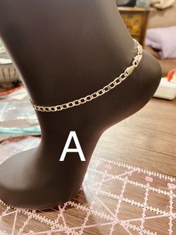 Stainless Steel  9 inch Anklet