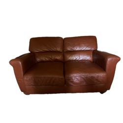 Leather Loveseat Sofa/Couch