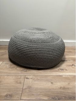 Crate&Barrel Indoor/Outdoor Pouf