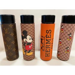 Luxury Design Inspired Tumbler- Bonus Temperature Display Vacuum Insulated, Stainless Steel