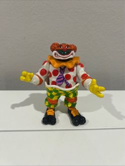 Vintage 1992 TMNT Crazy Clownin' Mike Action Figure