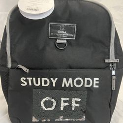 12 Little Adventure Black Backpack