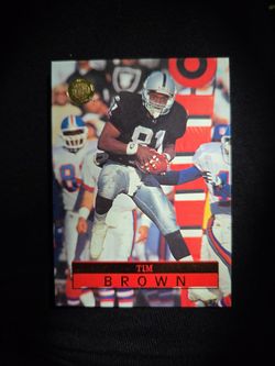Tim Brown NFL Football Trading Card