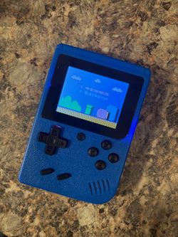Blue Handheld Retro Game Console 400 games