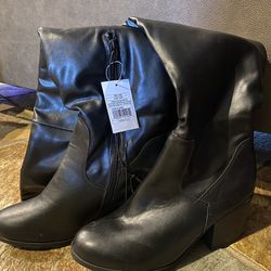 Women’s Black Thigh High Boots 