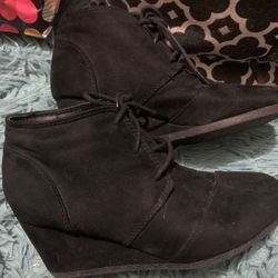Ankle Black Boots 