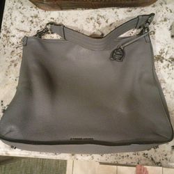 International Lux Brand Large Tote Gray leather Bag ❤️