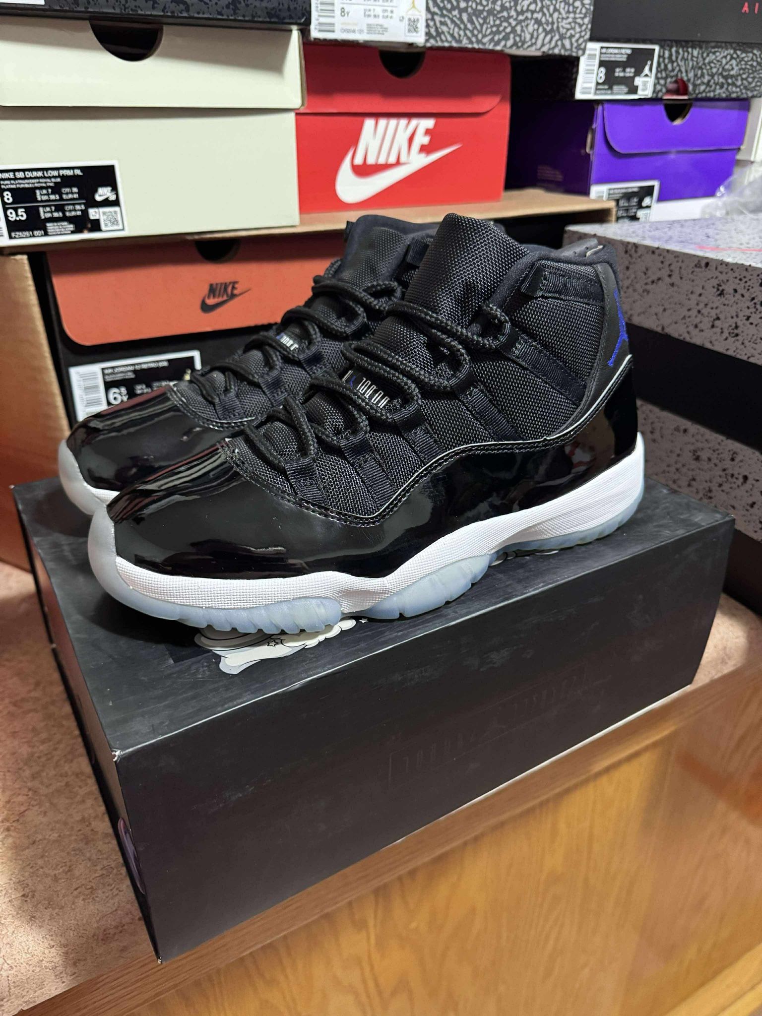 NIKE AIR JORDAN 11 SPACE JAM Sz 9 WORN 1x