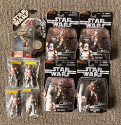 Star Wars Utapau 212th Attack Battalion Clone Trooper Lot 9 Figures