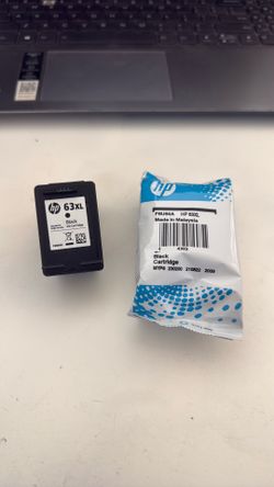 2- HP 63XL Black Printer Ink