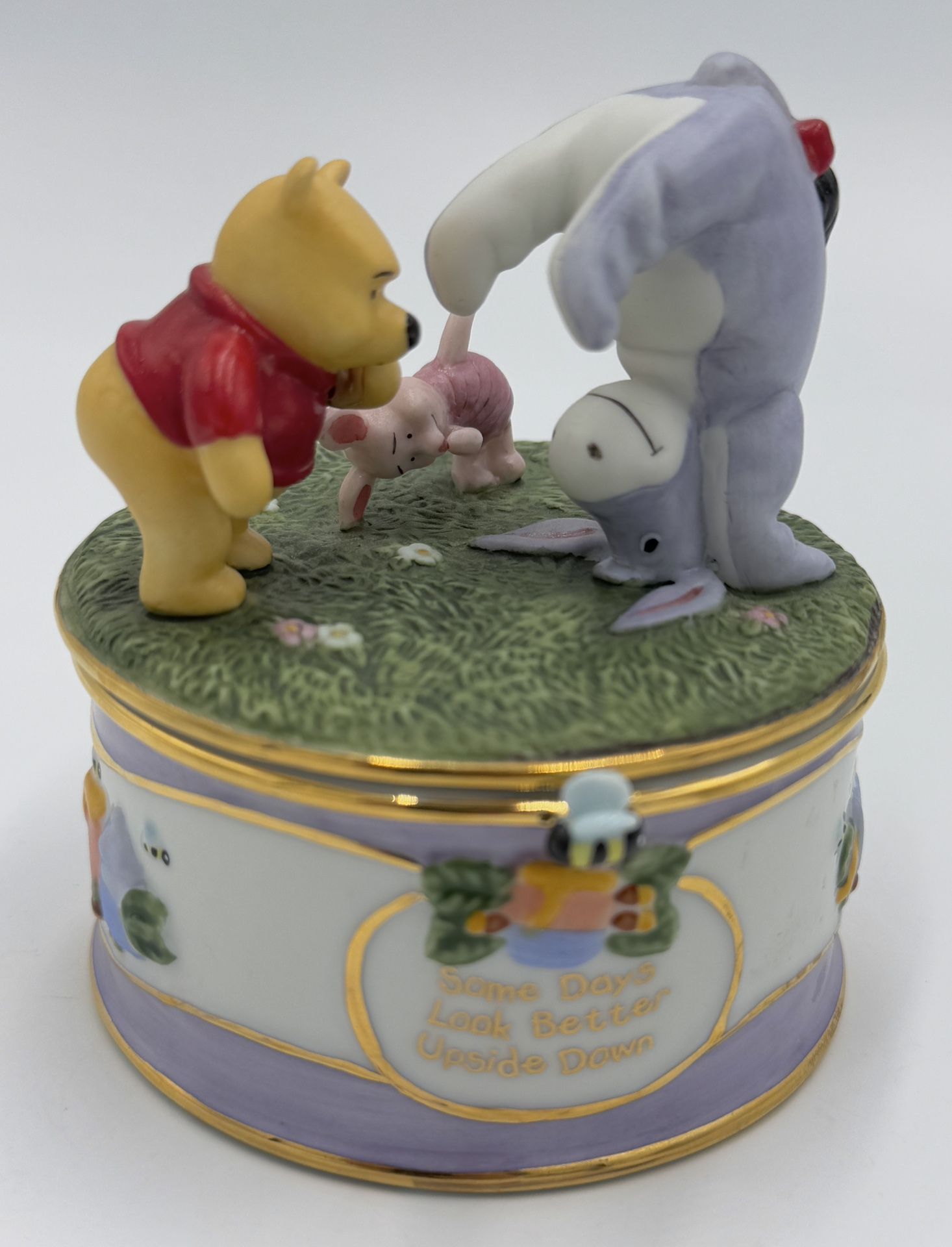 Ardleigh Elliott Disney Winnie the Pooh Music Box “Some Days Better Upside Down”