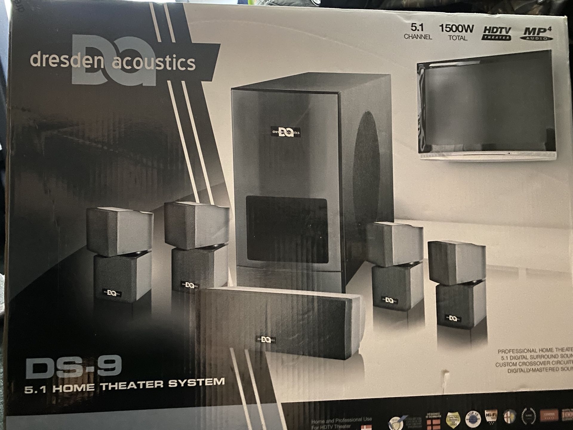 Dresden acoustics 5.1 home theater system sale