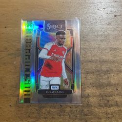 2024 SELECT FIFA BUKAYO SAKA SILVER UNSTOPPABLE CARD