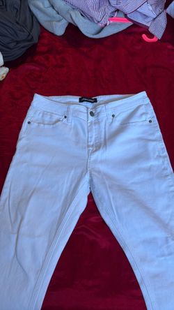 Mens White Jeans