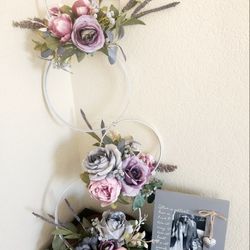 Floral Hoop Decoration 