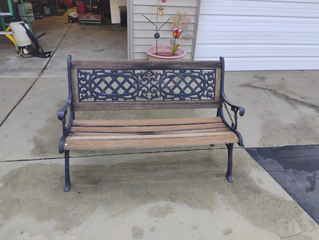 Cast Iron Park Bench