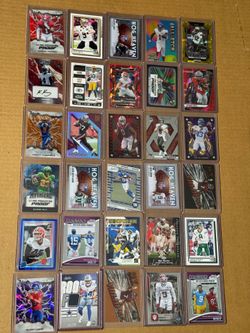 30 football cards, good condition