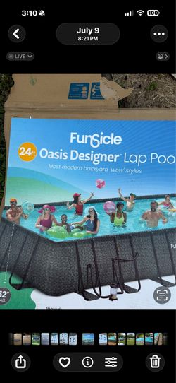 Funsicle 24 ft pool