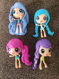 Hairdorables Mini Doll Figures Set of 4