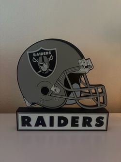 Las Vegas Raiders Helmet Display Statue