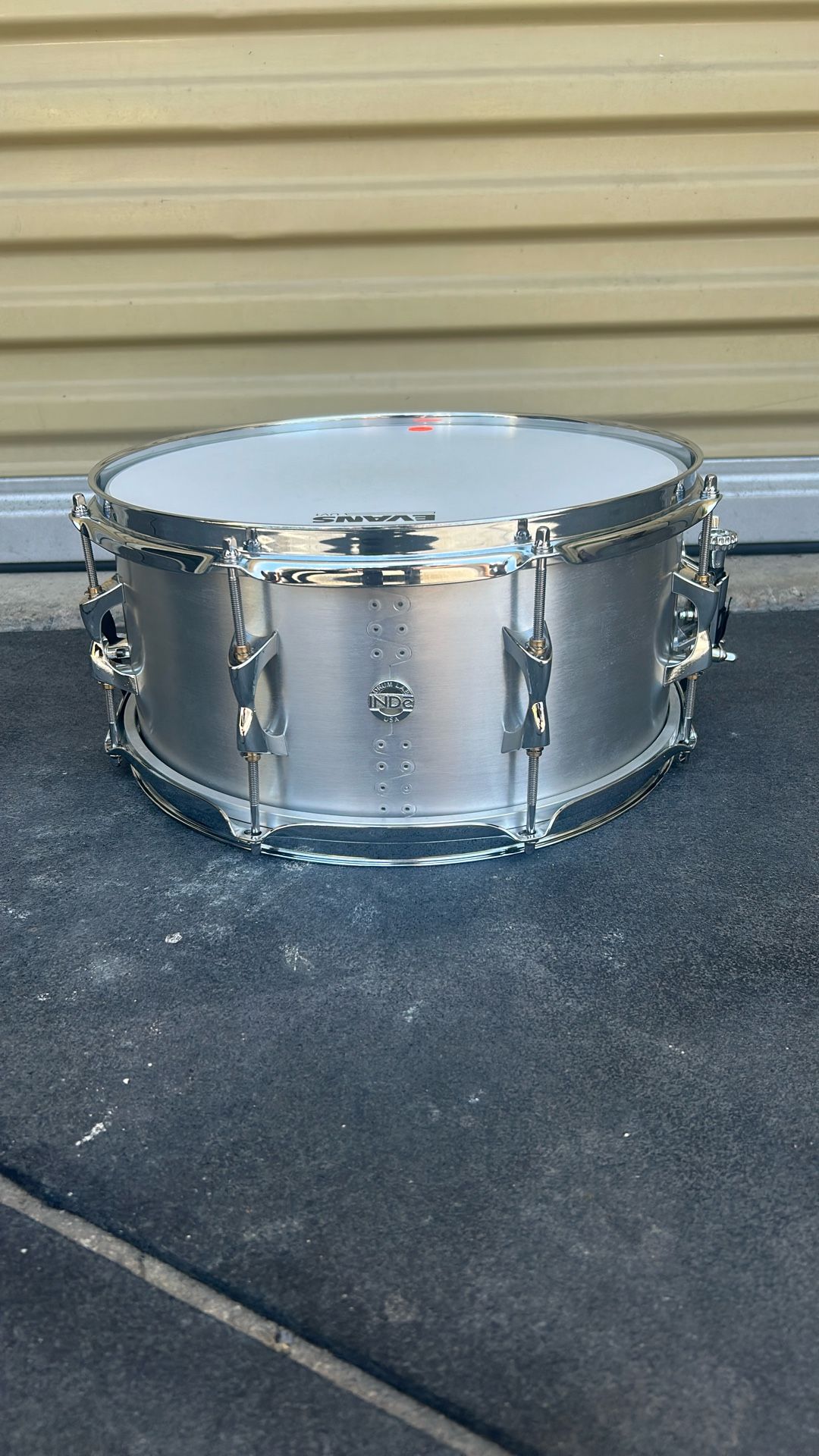 INDe Kalamazoo Series 6.5x14" Aluminum Snare Drum