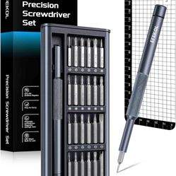 Precision Screwdriver Set, 27 in 1 Small screwdriver set Electronics Torx Repair Tool Kit for Ring Doorbell, Laptop, Switch, PS5, Xbox, Macbook, iPhon