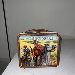 GUNSMOKE child Lunchbox Lunch pail VINTAGE by ALLADIN INDUSTRIES