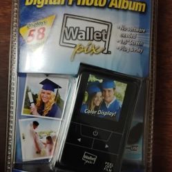 Credit Card Size Digital Photo Album. As Seen On TV - NEW