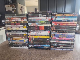 64 dvd dvds movies lot bundle