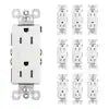 LEGRAND - radiant® Tamper-Resistant Outlet, White Qty.10
