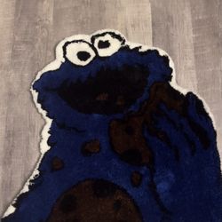 Wonky Cookie Monster Rug
