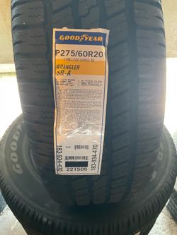 New 275/60/20 Goodyear wrangler SR-A