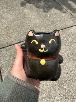 Black cat mug
