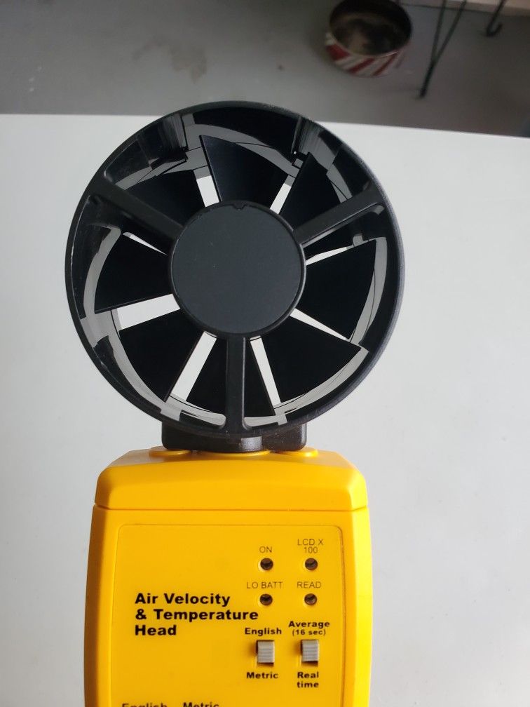 Fieldpiece AAV3 Anemometer Air Velocity and Temperature Accessory Head