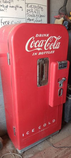Coca cola machine and coolers