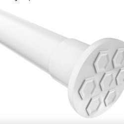 Tension Rod - No Drilling - White -