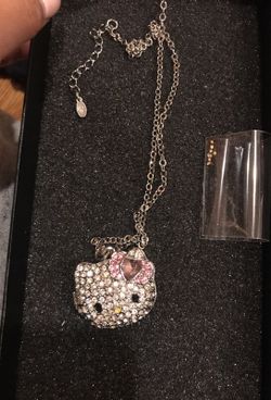 Hello kitty locket necklace