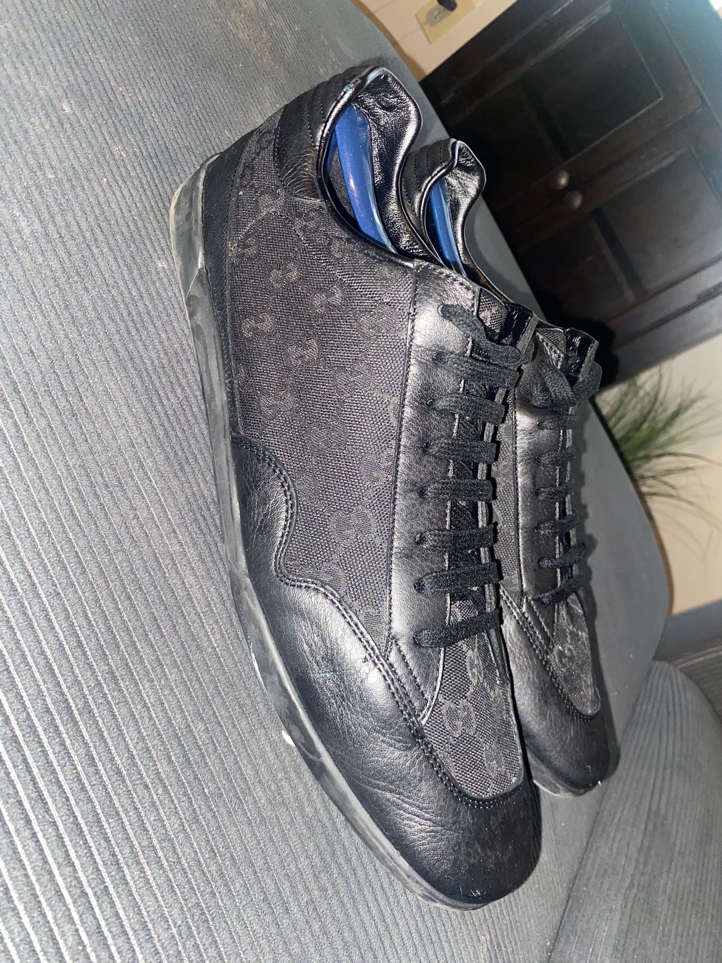 Gucci Black Canvas Sneakers