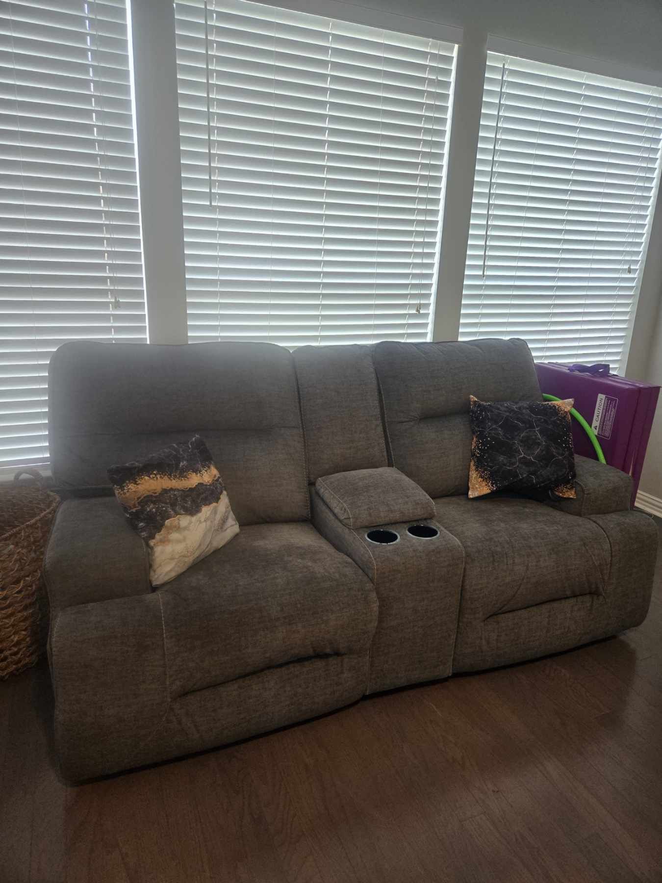 Dark Grey Recliner Couches