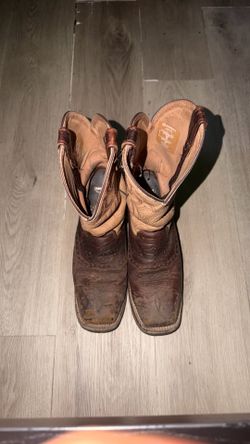 double H western steel toe size 9