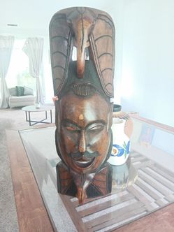 Senegalese African Mask-Solid wood