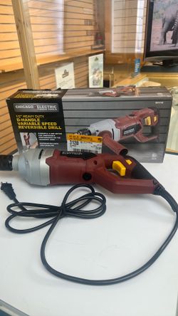 Chicago Reversible Drill Heavy Duty D-HANDLE