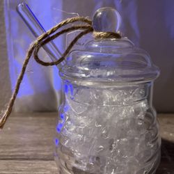 NEW! Glass Honey Jar